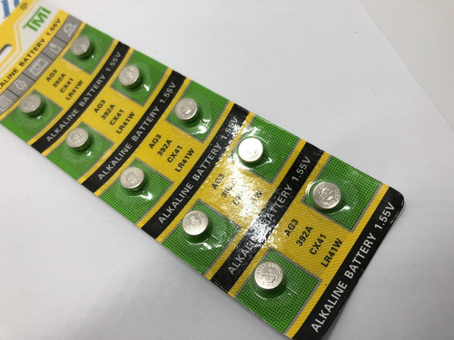 Vinte Baterias Alcalinas Ag3 Sr41sw Cx41 Sr736 Sr41 384/392