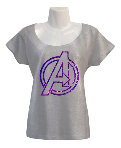 Polera Avengers - Marvel Cómics - Super Héroes - Escotada