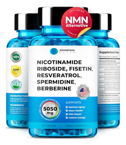 Advantagenutra Nmn Suplemento Alternativo - Ribósido De Nic
