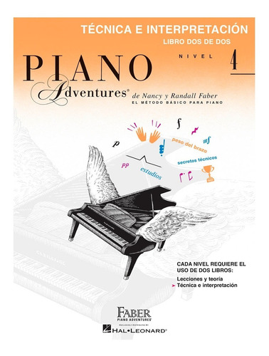 Libro Piano Adventure Técnica-interpretación 2 De 2 Nivel 4