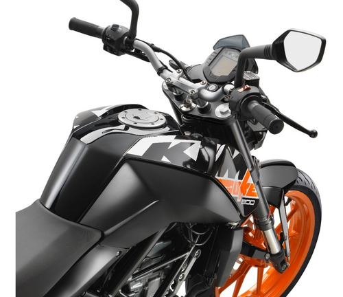 Imagem 2 de 11 de Ktm Duke 200 Abs Preta 0km 2021