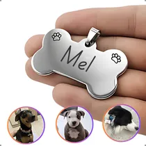 Comprar Plaquinha Pingente Plaqueta Identificação Cachorro Gato Inox