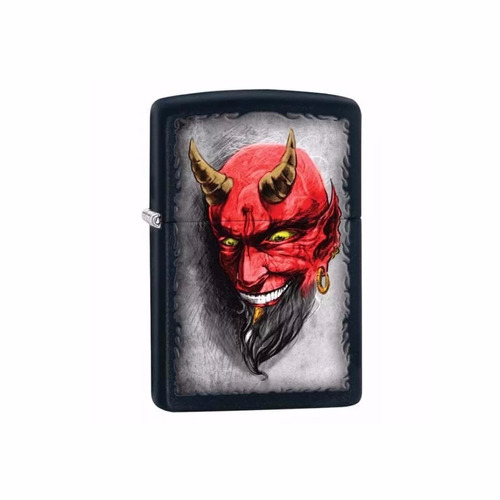 Encendedor Zippo 28862 Tattoo Devil Satan Matte El Jabali