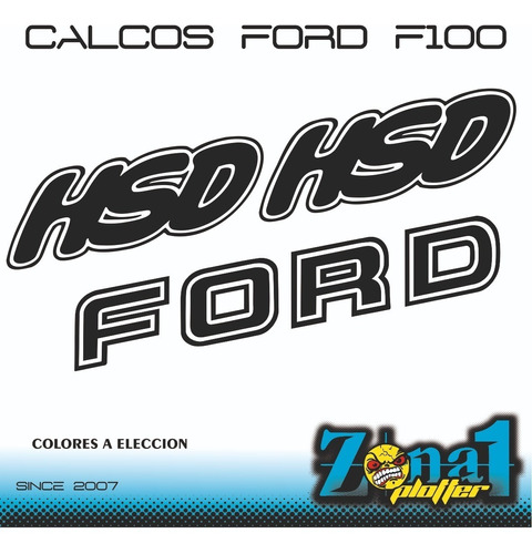Calcos Ford Hsd 