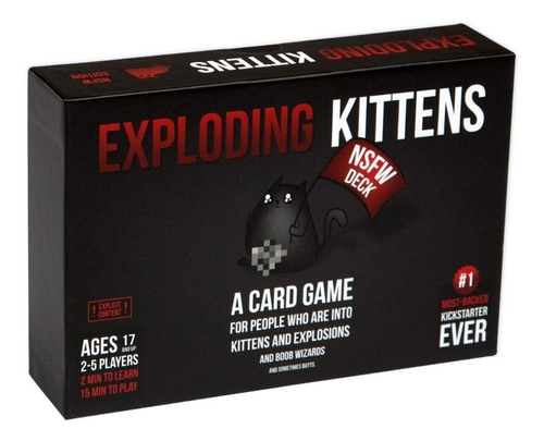 Imagen 1 de 2 de Juego de cartas Exploding kittens NSFW Exploding Kittens