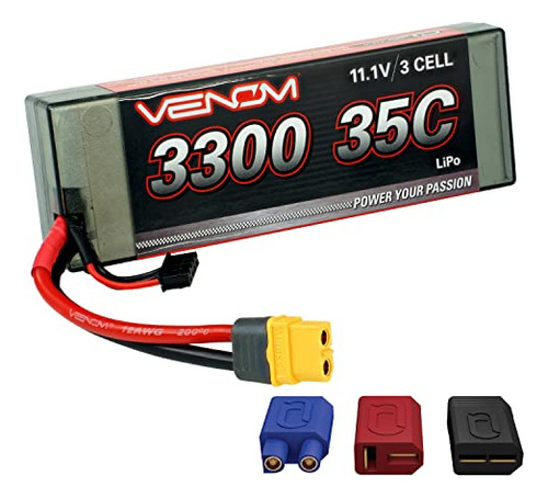 Bateria Lipo Venom 35c 3s 11.1v 3300mah Hard Case Con Univer