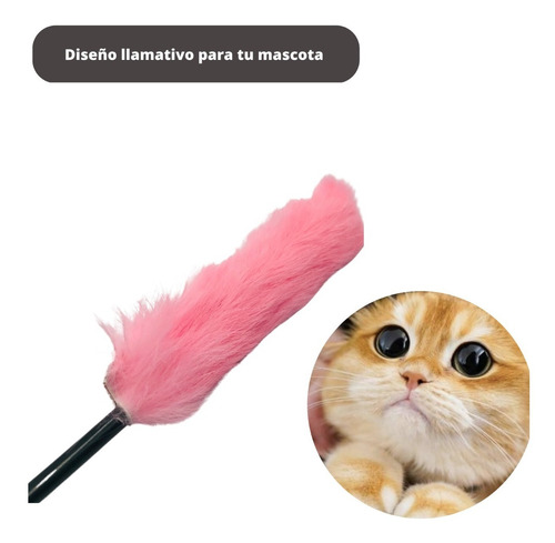 Imagen 4 de 8 de Juguete Para Gato Con Cascabel Tipo Cola