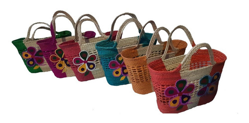 Imagen 2 de 2 de 7 Bolsas De Dama Artesanales De Colorea