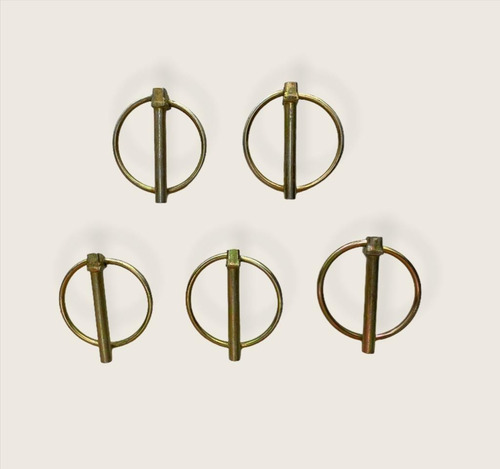 Imagen 2 de 3 de Kit De 5 Chavetas Con Aro 1/4 Ch14 Para Remolque
