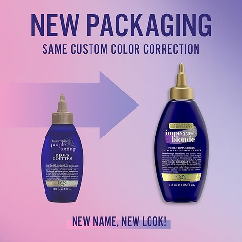 Tratamiento Cabello Ogx Purple Toning Aceite 118 Ml