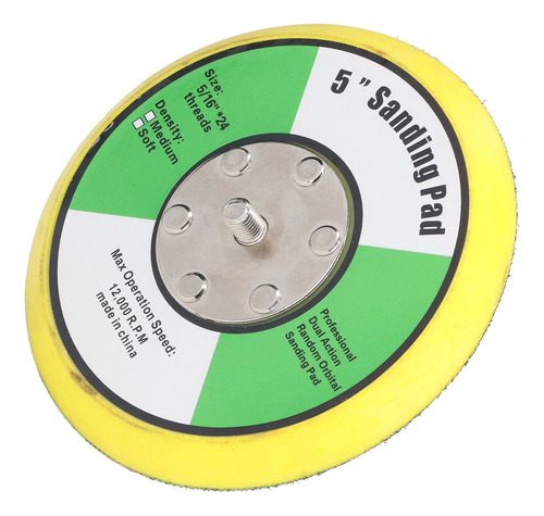 Placas De Soporte Con Gancho Y Bucle Para Lijadora Neumática