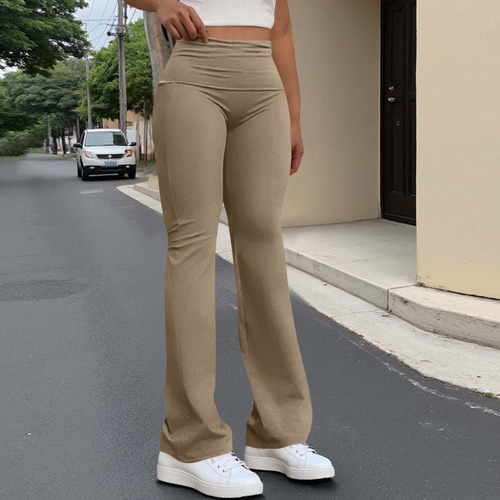 Y Pantalones Deportivos Con Cintura Elástica En Color Para