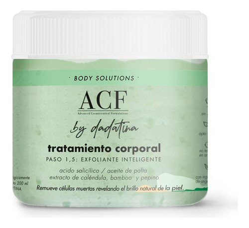 Tónico Exfoliante Corporal Acf By Dadatina X 250 G