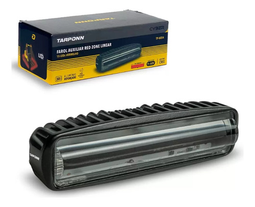 Farol Auxiliar Para Empilhadeiras Super Led Vermelho Tarponn