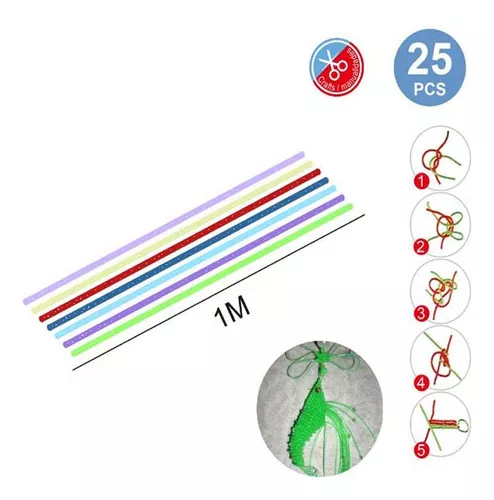 Cordones de plástico para manualidades 