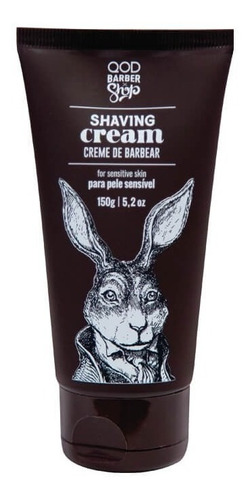 Imagem 1 de 1 de Shaving Cream 150g | Creme De Barbear | Pele Sensível | Qbs