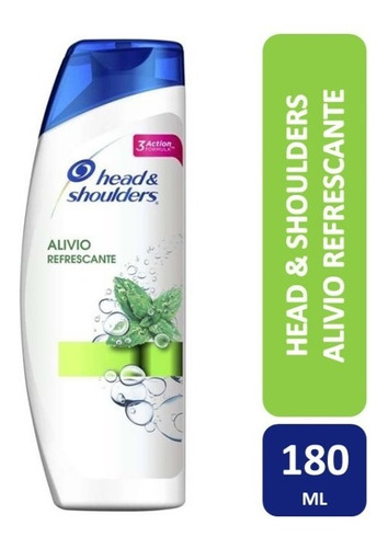 Shampoo Head & Shoulders Alivio Refrescante 180 Ml
