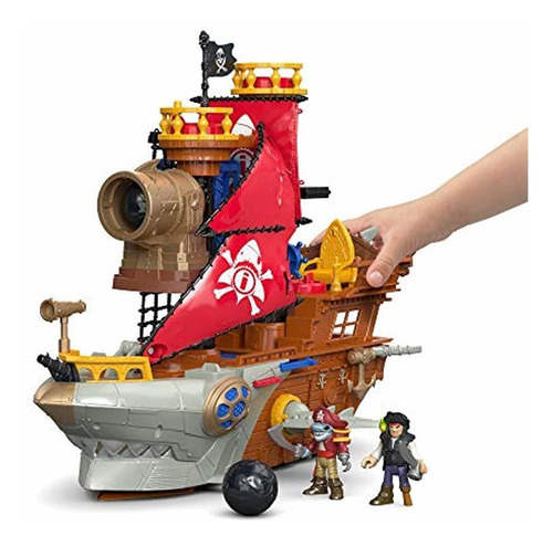 Fisher-price Imaginext  shark Bite Barco Pirata