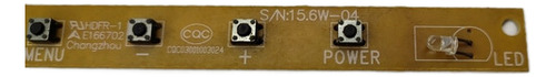 Placa Funções Menu Monitor Intelbras Lm1751w (ml249) (Usado)