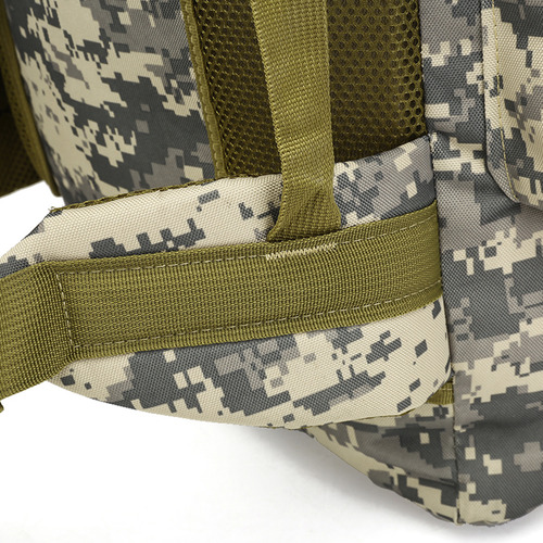 Mochila De 80 Litros, Bolsa Para Acampar Al Aire Libre Color Urbano Camuflado Diseño De La Tela Liso
