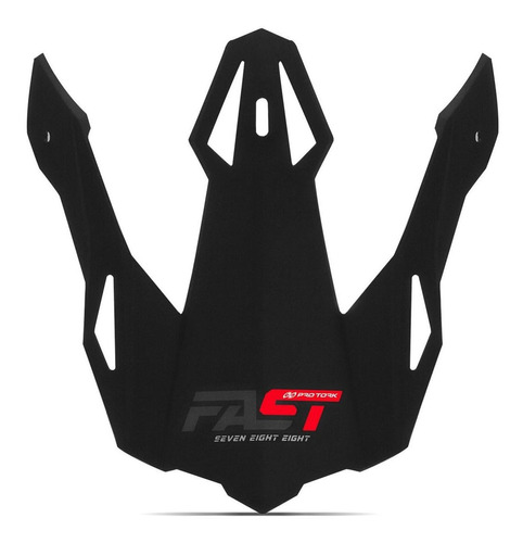 Pala Aba + Parafuso Capacete Fast 788 Solid Pro Tork Cross
