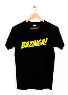 Playera Unisex Bazinga Sheldon Big Bang Theory