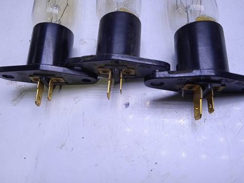 Lote De 3 Focos Para Horno De Microondas 75w Varios Modelos (Usado)