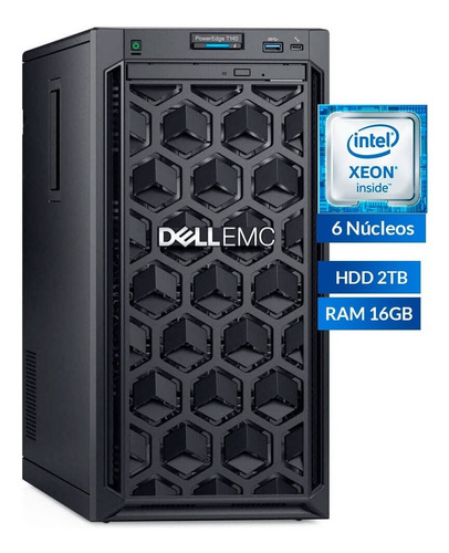 Imagen 1 de 10 de Servidor Dell Poweredge T140 Xeon 16g 2t Dvd T1401e26162t1an