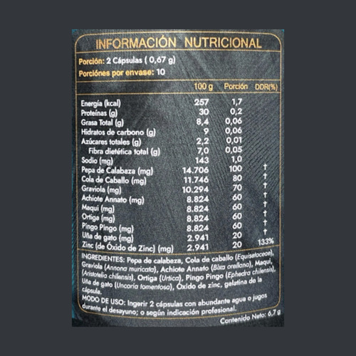 Bioprost Pack De 3 Un. 100% Original 20 Cápsulas.