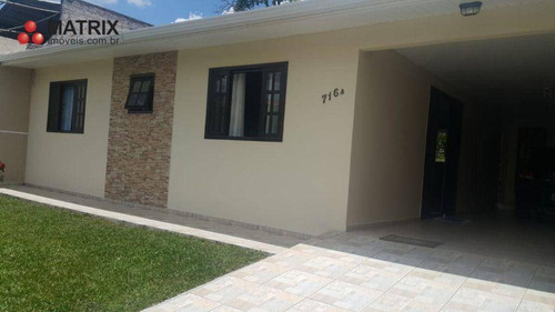 Imagem 1 de 18 de Casa Com 3 Dormitórios À Venda, 140 M² Por R$ 530.000,00 - Vila Amélia - Pinhais/pr - Ca1488