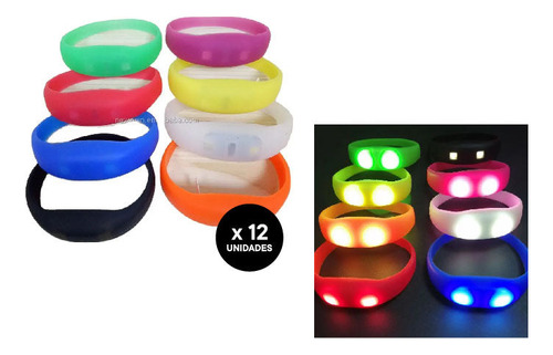 Pulsera Luminosa Led - 12 Unidades