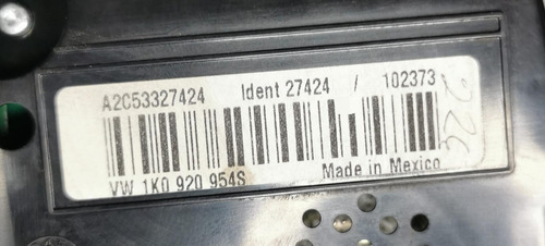 Cluster Velocimetro Jetta Bora 2008-2009-2010 1k0920954s (Usado)