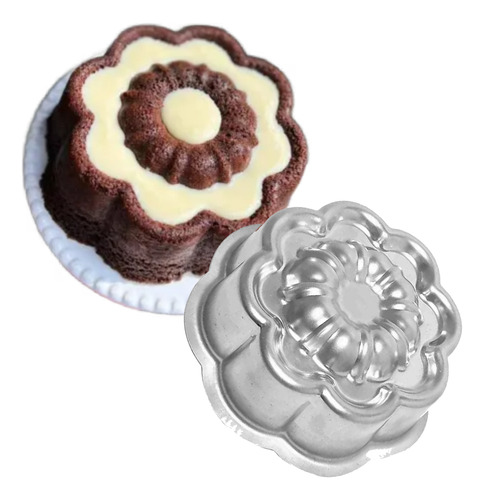 Forma Assadeira Confeitaria Bolo Torta Flor Margarida 18x7cm