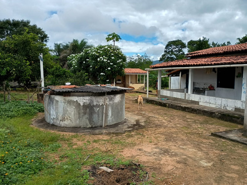 Chácara Com Casa Três Quartos Sala De Estar Cozinha E Dois B