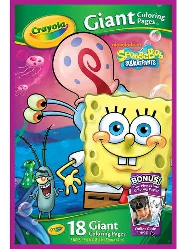 Crayola Gigante Páginas Para Colorear Bob Esponja