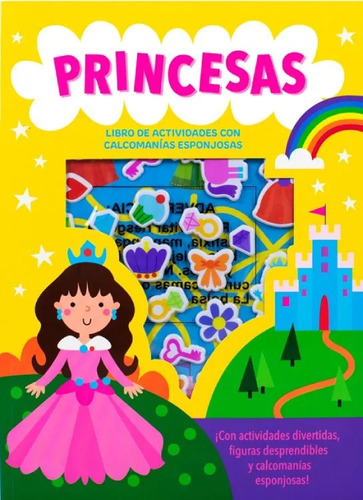 Princesas Libro De Actividades Con Calcomanías Esponjosas