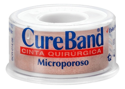 Microporoso Cureband Piel Carrete 1/2 X 3 Yd
