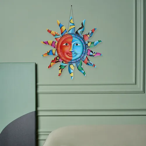 Decoraciones De Pared Con Forma De Sol En Mosaico Para Colga