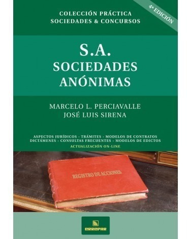 Sociedades Anónimas Perciavalle 4 Ed