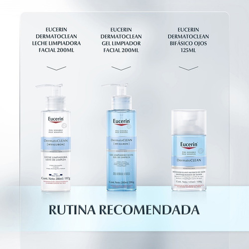 Imagen 7 de 7 de Espuma Limpiadora Facial Micelar Eucerin Dermatoclean 150ml