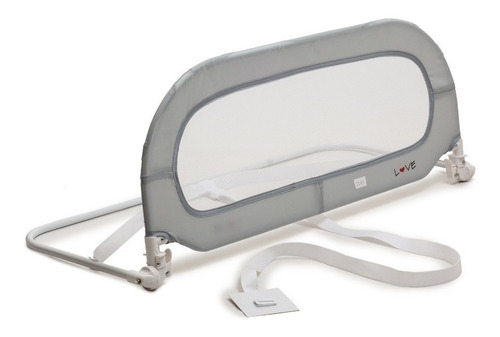 Baranda De Cama Infantil Plegable Seguridad Bebe Love 2785 Color Gris