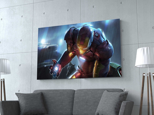 Cuadros Modernos Iron Man De 60 X 120 Cm