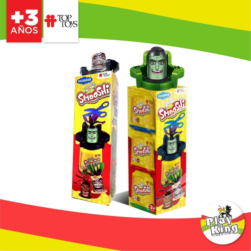 Imagen 4 de 8 de Smooshi Mix Peluqueria Juego De Masa 3 Potes Top Toys