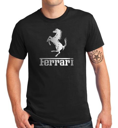 Remeras Logo Ferrari Remeras Estampadas Canibal