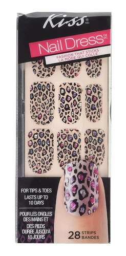 Kiss Nail Fashion Strips, 28 Piezas