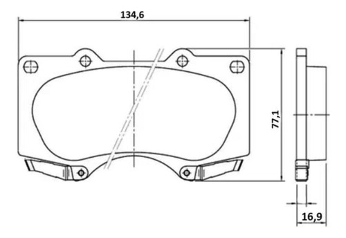 Pastilha De Freio Traseira Bosch Corolla 2003 Até 2008 Bb512