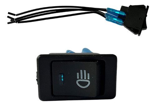 Botón Interruptor Switch Neblineros Con Cable 12v 24v