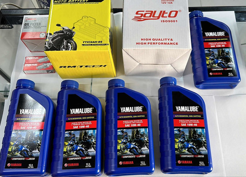 Jgo Afinación + Acumuladr Filtro Yfm125 Yfm400 Moto Yamaha