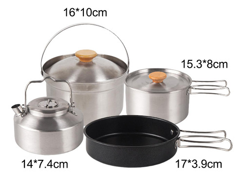 Sartén Hervidor Antiadherente Juego De Utensilios De Cocina