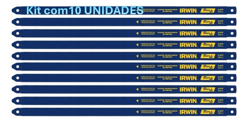 10 Serras Manual Dupla 24ddp Bi-metal Irwin Dura 2x Mais